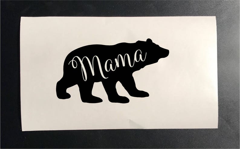 Mama Bear Heat Transfer IRON on Stencils for Shirts Couple - Etsy