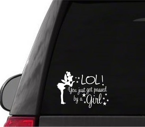 Lol You Just Got Passed by a Girl Funny Car Truck Sticker Cute - Etsy Ireland Lol You Just Got Passed by a Girl Funny Car Truck Sticker Cute - Etsy Ireland