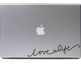 MacBook-druga wersja Love życie jabłko-naklejki piękny samochód ciężarówka szczeniak naklejki