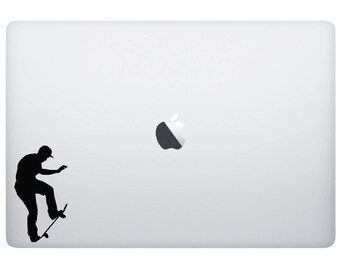 Macbook sticker decal - Skateboard - funny car truck sticker cute puppy dog bumper sticker decal