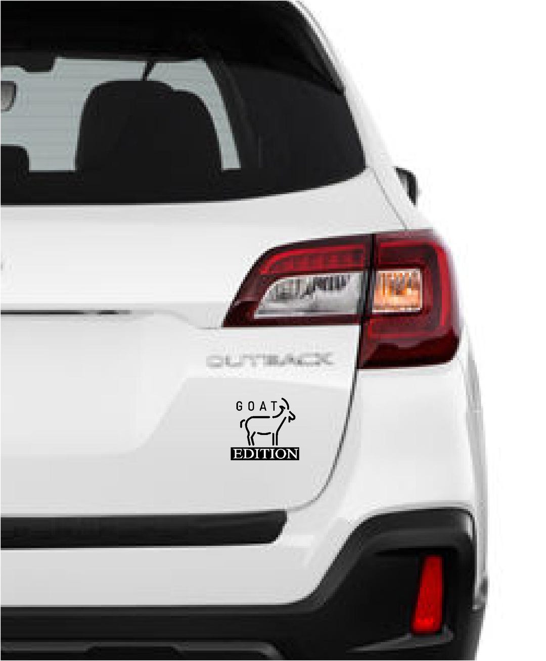 Car Truck Sticker Decal - Goat Edition - Funny Car Truck Sticker Cute ...