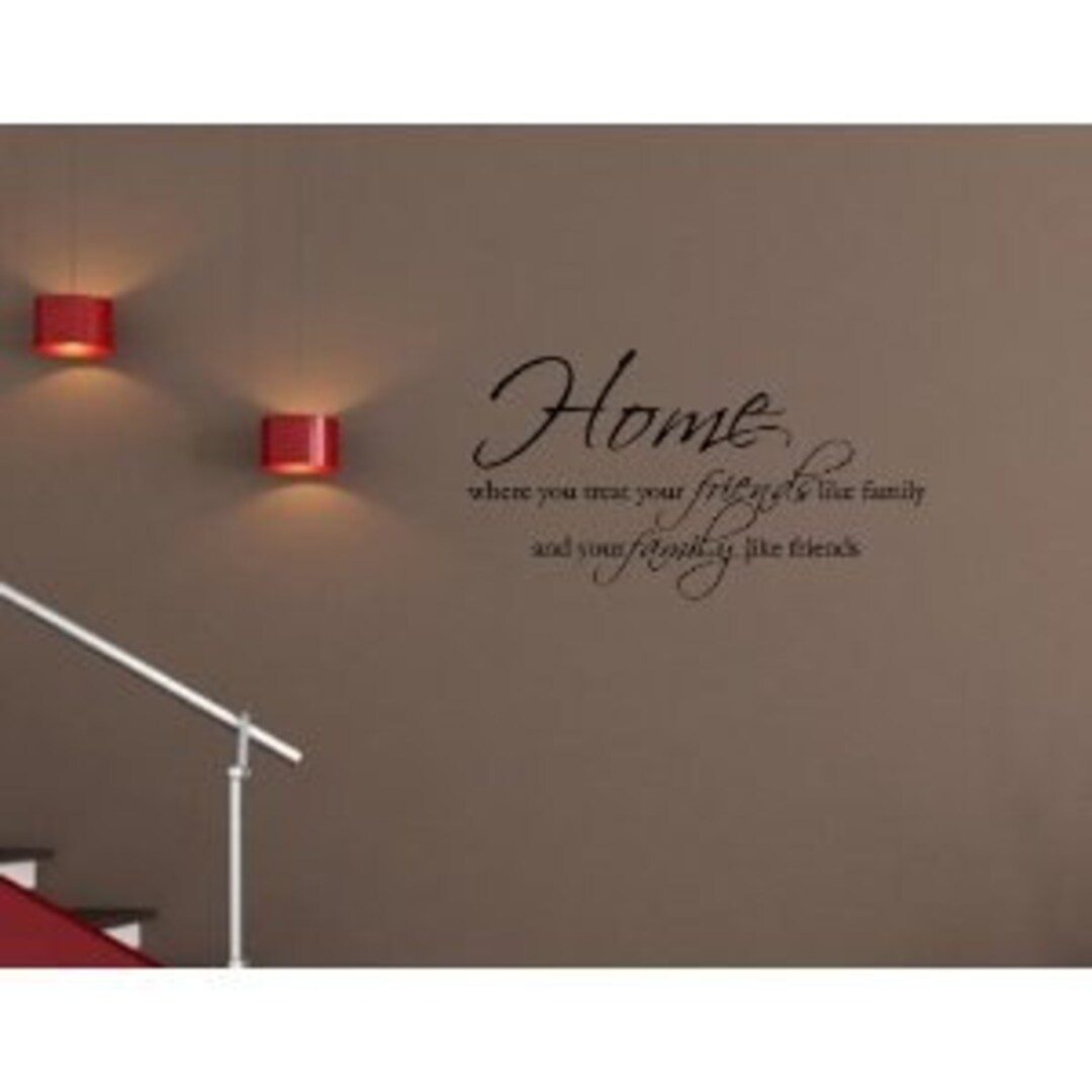 Home Wall Art Decals Home Decor Vinyl Letters Friends Family Love ...