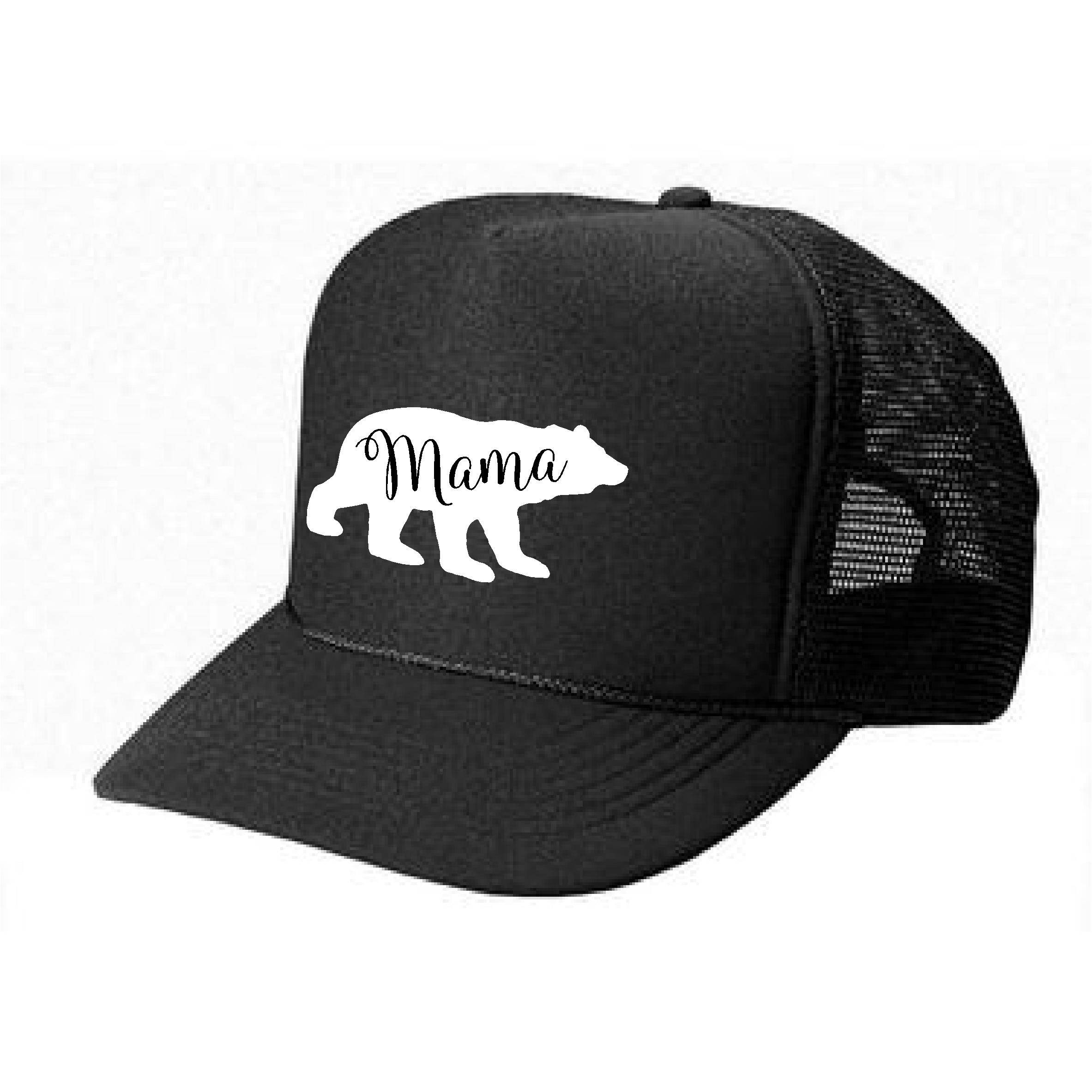 Mama Bear Hat Trucker Style Womens Mens 
