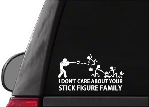 Stick Man Funny Stickers, Unique Designs