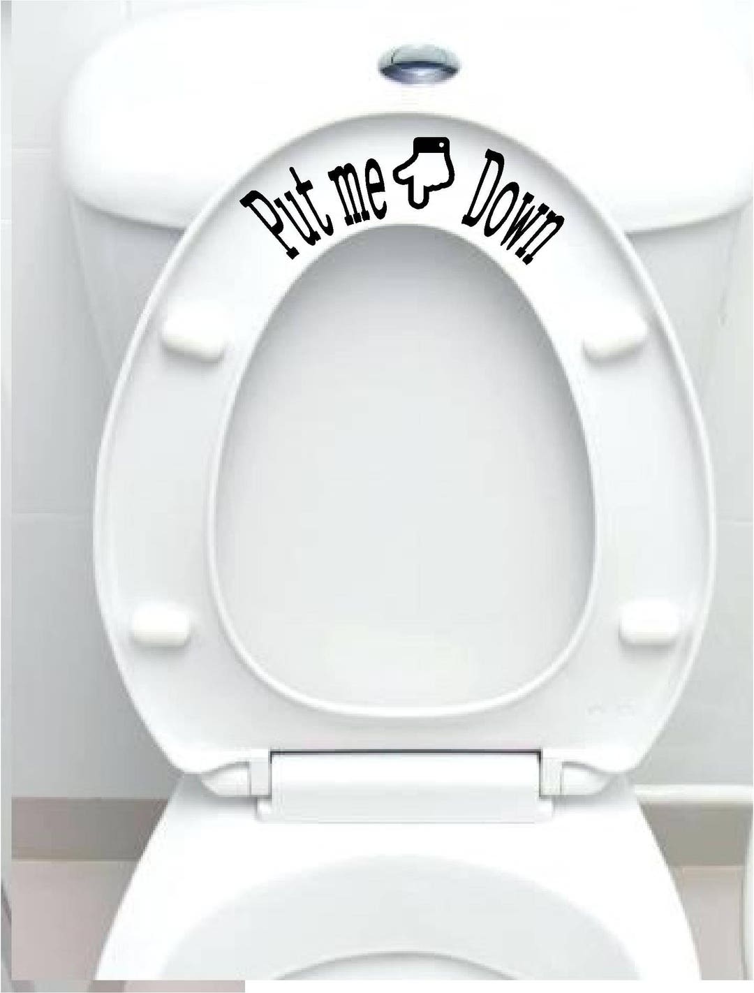 Stickers Humoristiques Pour Abattant De WC "Je S'appelle Proot 1" - Marque Osmose - Neuf