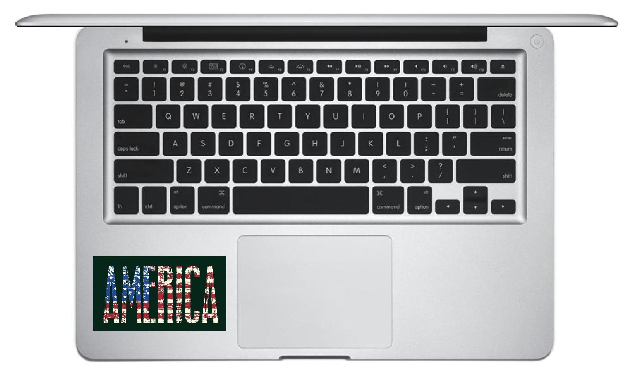 Laptop Notebook Sticker Decal - America Keypad Palm Rest Usa - Skins ...