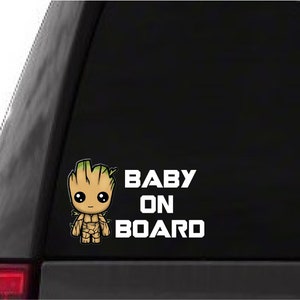 One Piece Baby On Board Autoaufkleber, Wasserfester Vinyl
