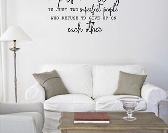 A perfect marriage inspirational quote sticker decal decorations wall art wall sayings vinyl letters stickers decals