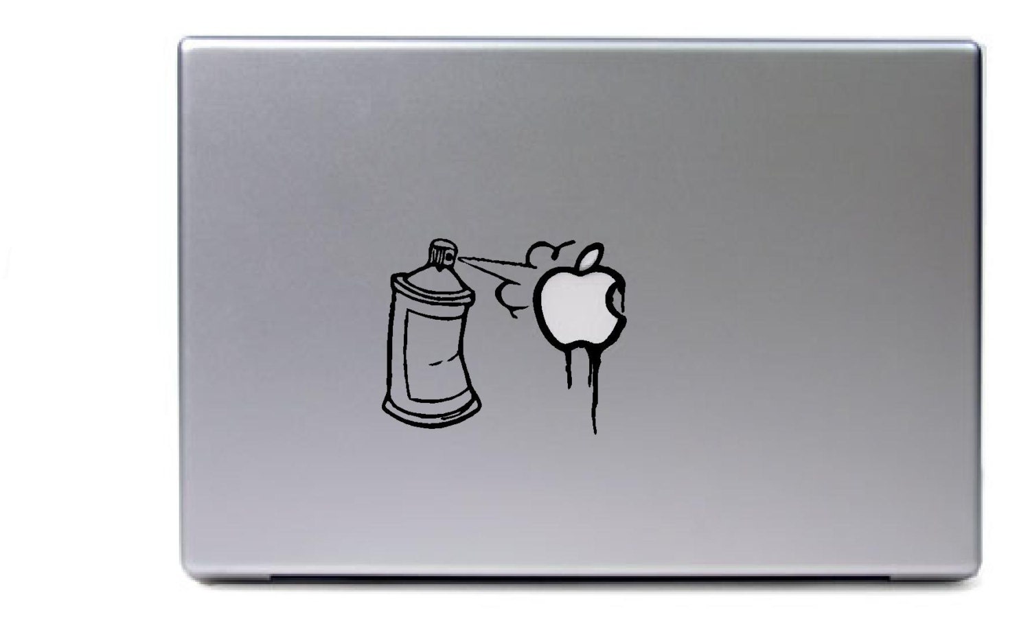 Macbook Spray Paint Can Apple Logo Funny Car Truck Sticker - Etsy Macbook Spray Paint Can Apple Logo Funny Car Truck Sticker - Etsy