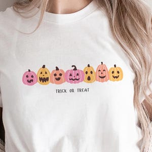 Trick or Treat Pastel Pumpkins SVG PNG DXF – Cute Halloween Jack-O’-Lantern Digital Download for Cricut, Silhouette, Sublimation & More