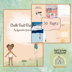 Chalk Dust Diaries: Gymnastics Journal - Digital Print
