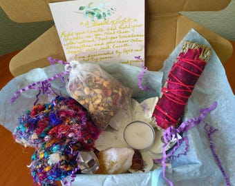 Deluxe Abundance Ritual Kit Reiki Infused Manifestation Gift for Prosperity and Joy