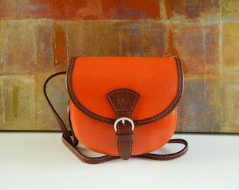 Vera Pelle Smooth Italian Leather Small Flat Cross Body Clutch Bag Cell Phone and Travel Shoulder Mini Handbag MH312