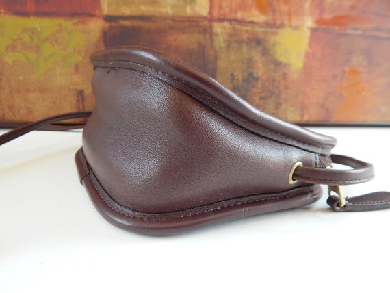 Vintage COACH HADLEY Zip Handbag Mahogany Brown L… - image 7