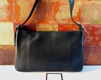 極美　Vintage Coach Ergo Shoulder Bag Black Vintage Coach Ergo Mini Zip Black leather shoulder bag 9020 | eBay