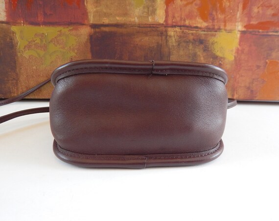 Vintage COACH HADLEY Zip Handbag Mahogany Brown L… - image 6