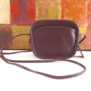 EXC Vintage COACH Hadley Handbag 9135 Mahogney Brown Leather Crossbody