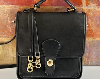 Vintage COACH Station Black Handbag 5130 1995 USA
