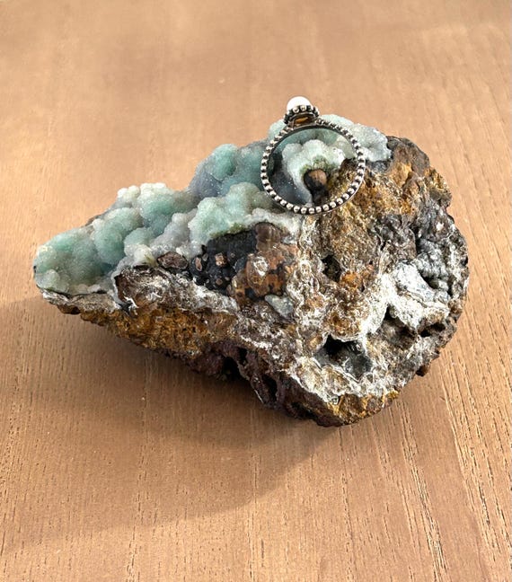 Retired Silpada Pearl Ring Sterling Silver Stacka… - image 4