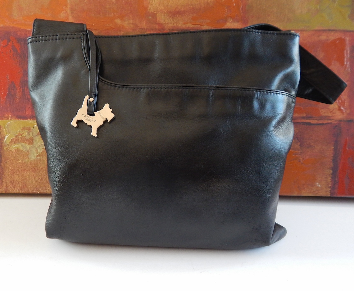 RADLEY London Handbag Black Leather Shoulder Crossbody Purse Etsy