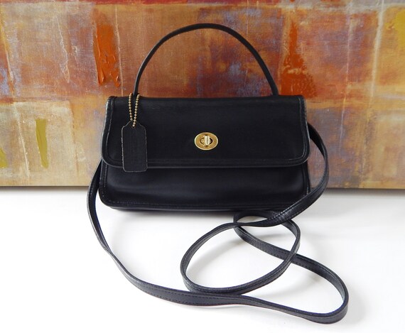 Vintage RARE Coach GEOMETRIC Convertible Handbag Crossbody Top - Etsy
