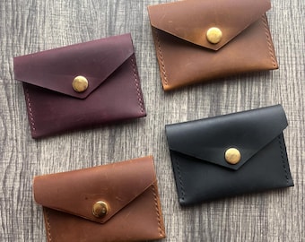 Leather Envelope Wallet - Card Holder