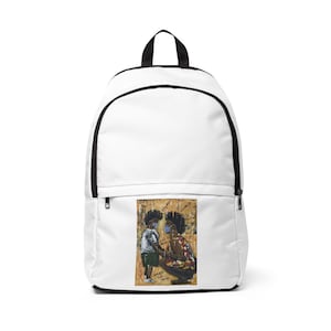 Artistic Backpack, Colorful Bag, Unisex Rucksack, Vibrant School Backpack, Everyday Style Pack for Men and Women