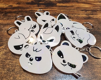 Evil Skzoo keychain charm