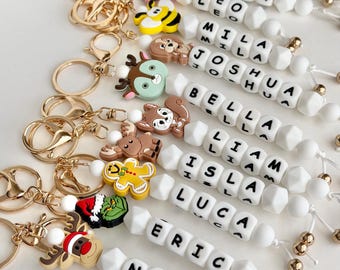 Personalized Name Keychain | Diaper Bag | Backpack Kids Name Tag