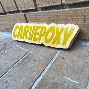 Custom Wood & Epoxy Sign: Personalized Carved Name, Framed Design