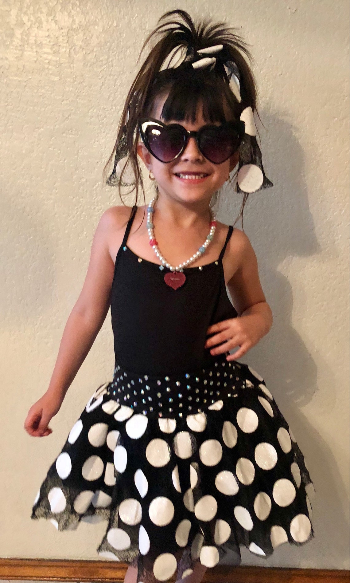 Amazing 2 Piece Glittery Polka Dot Dance Costume 6 SALE Etsy