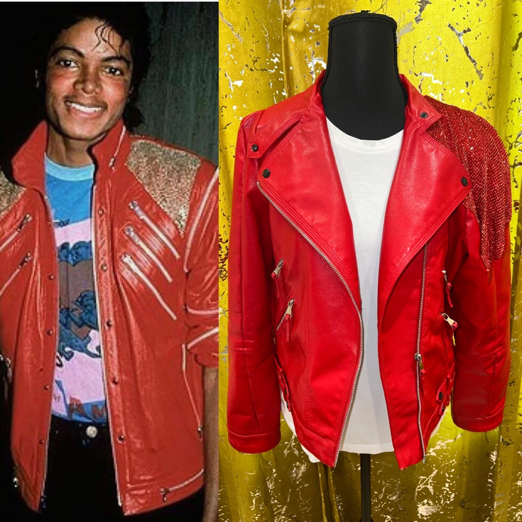 Michael Jackson Jacket Rhinestone - Etsy
