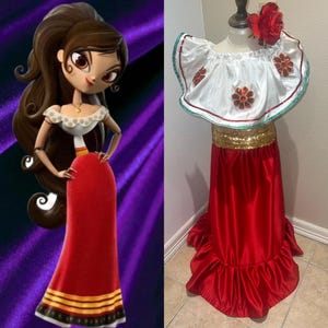 book of life red dress Book of Life La Muerte Costume