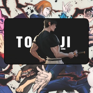 Anime Jujutsu Kaisen Toji Desk Mat, Mouse Pad