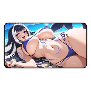 Gamer Waifu Shylily Desk Mat for Gamers, Gaming Mouse Pad, Anime waifu