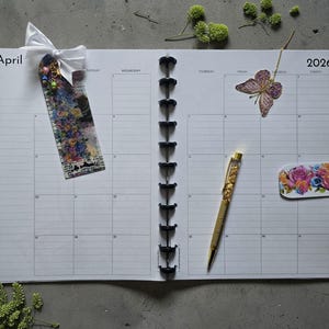Discbound Memory Keeping Pages | Monthly Reflection Grid | Journal Inserts | Scrapbook Planner Layout