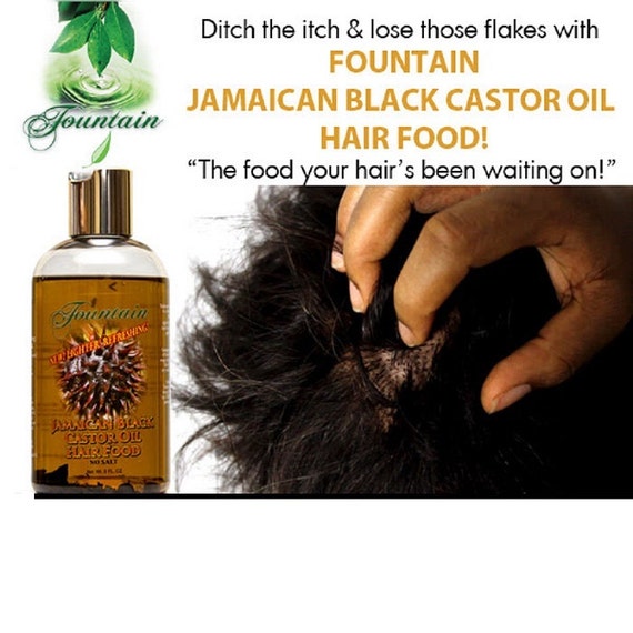 Fountain Jamaican Black Castor Oil Hair Food Dry Itchy Flaky Etsy