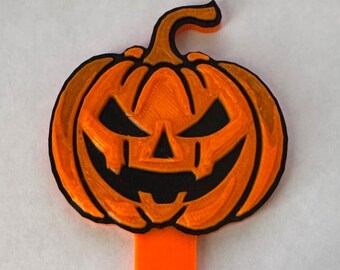 Halloween Pumpkin Mailbox flag replacement, 3D printed