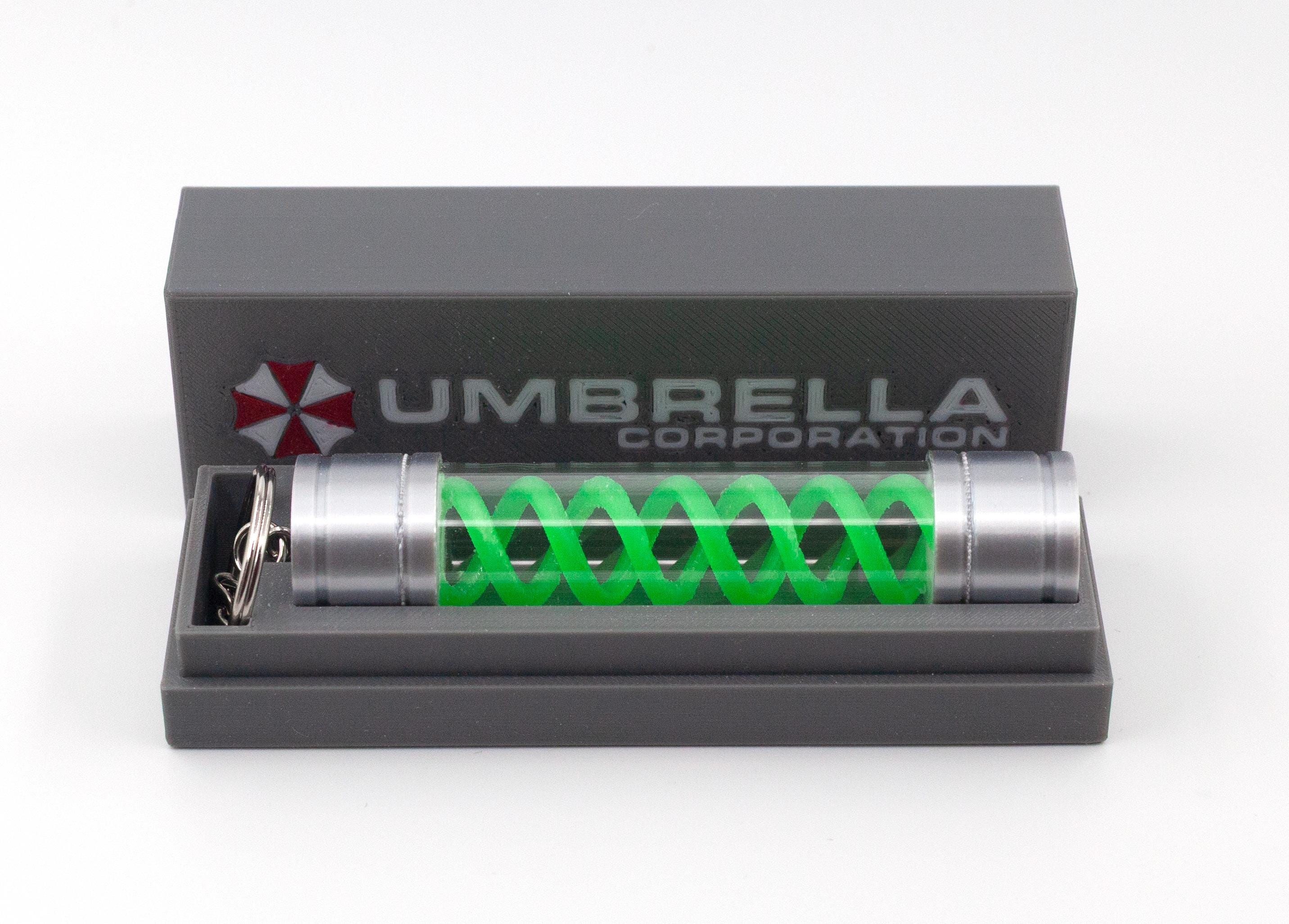 Resident Evil T-virus Glow Keychain | Biohazard Prop | Cosplay ...