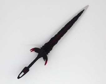 Devil Sword Dante Miniature - 3D Printed Replica - Devil May Cry Collectible