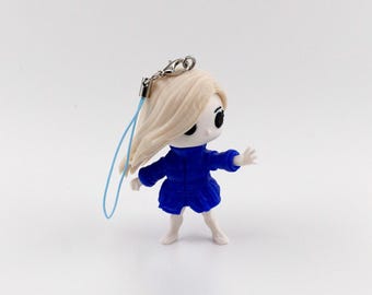 Diana Pragmata Keychain | Pragmata Fan Art | Lunafilament Inspired Android Figure | 3D Printed
