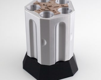 Resident Evil Requiem Revolver Cylinder Pen Holder | 3D Printed