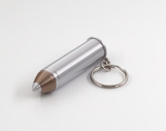 Resident Evil Requiem | Leon Kennedy’s Requiem Revolver Round Keychain | 3D Printed | Cosplay Prop