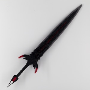 Miniatura de la Espada del Diablo de Dante - Réplica impresa en 3D - Devil May Cry Collectible