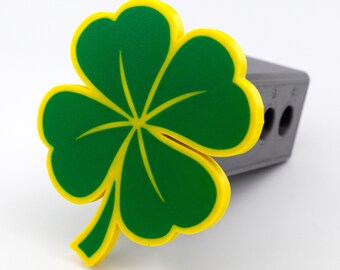 St. Patrick Lucky Clover Tow Hitch Cover | Durable & Stylish | 3D Printed