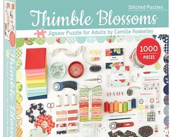 Thimble Blossoms Jigsaw Puzzle by Camille Roskelly - One Puzzle - 1000 pieces