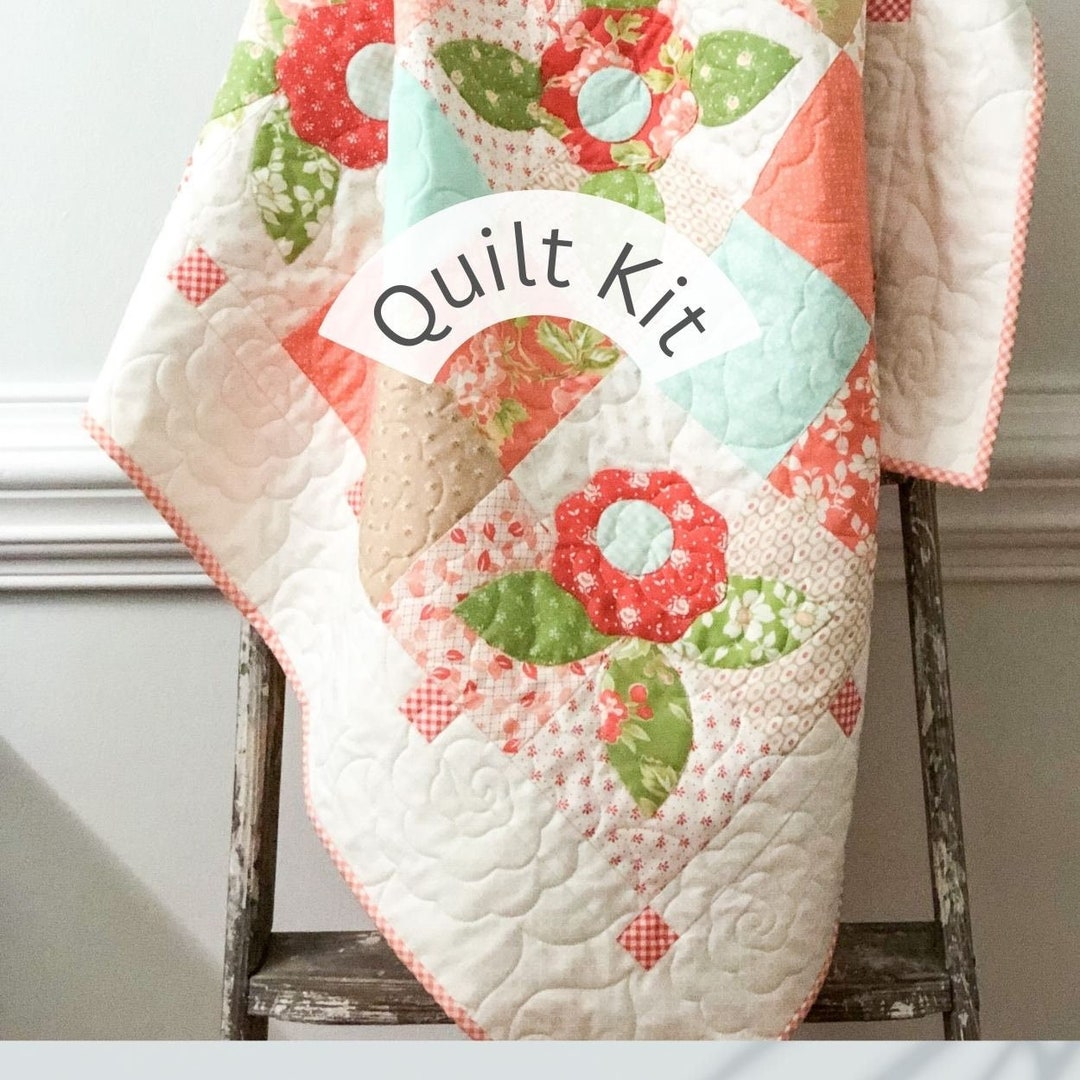 Jelly and Jam Quilt Kit - Fig Tree & Co - Molly's Green Thumb Pattern ...