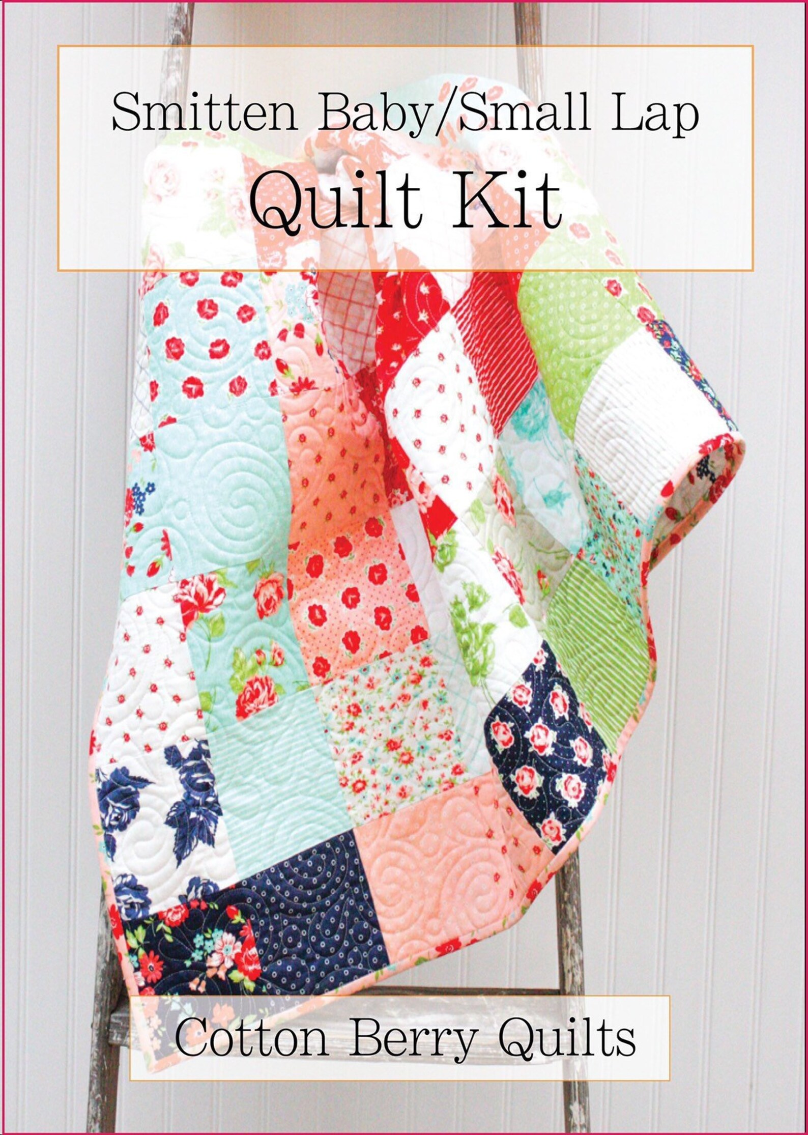 Smitten Baby Quilt Kit Small Lap Quilt Kit Moda Bonnie Etsy