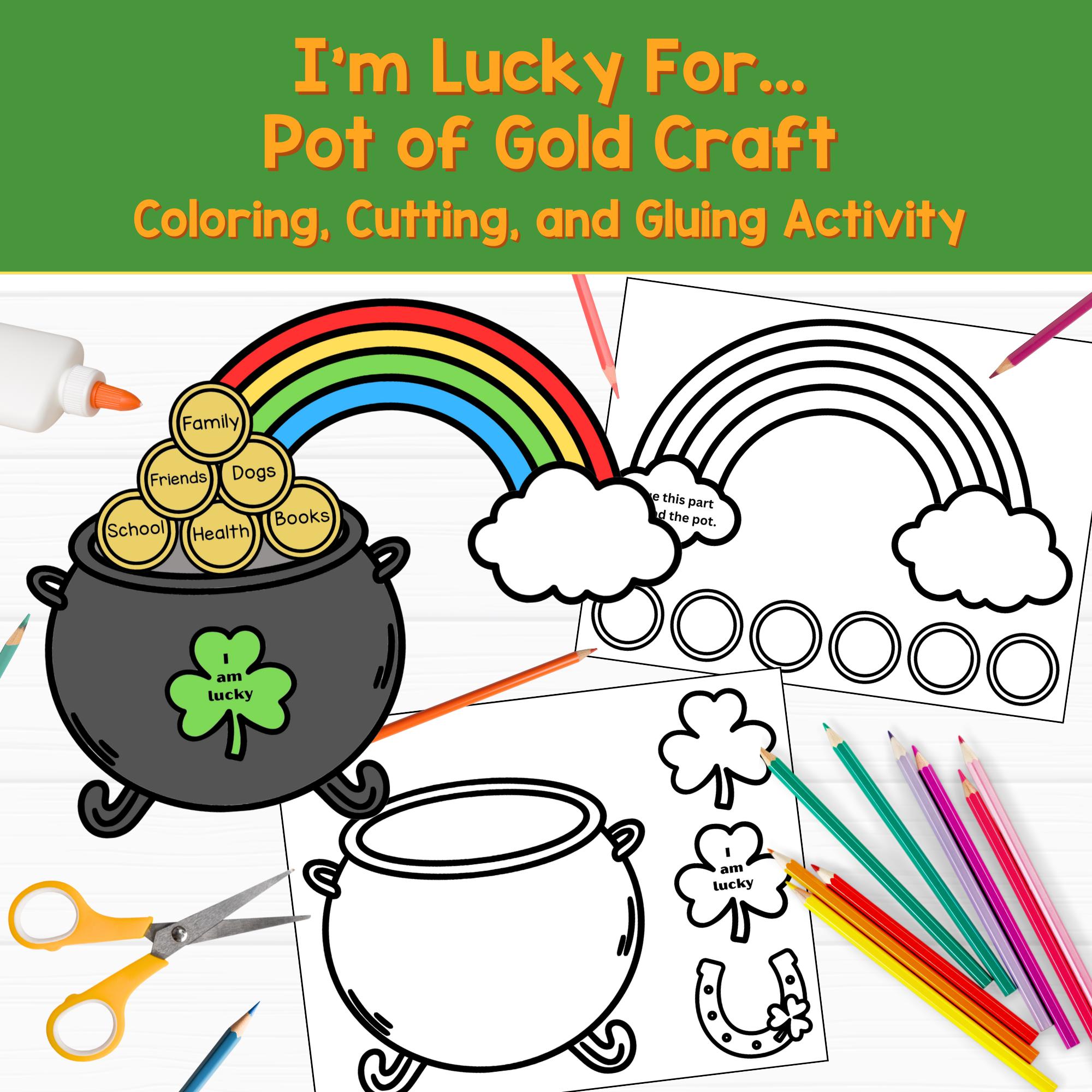 St. Patrick's Day Pot of Gold Activity - Etsy
