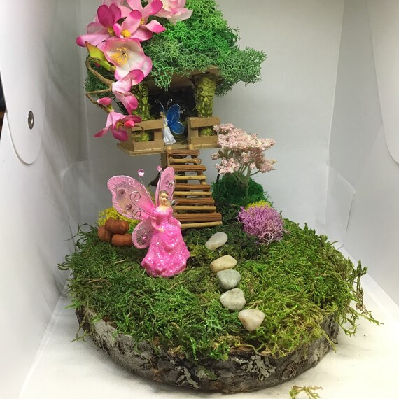 Fairy House Kitfairy Treehouse Kit Tree House Fairy Garden Etsy